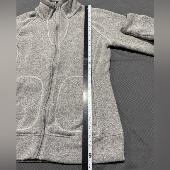 The North Face Women’s Heather Gray Fleece Jacket Full Zip Size S - Picture 7 of 7